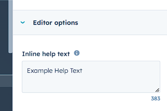 Add Help Text to your Module